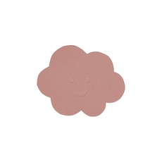 LIND DNA NUPO/HIPPO 杯墊, 1個, NUPO 微笑雲朵-玫瑰