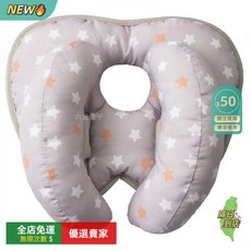 MY 寶寶蘋果造型護頸枕 推車用品 寶寶推車枕 限時下殺O, 灰星