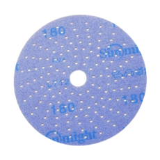 태양연마 세라믹 5인치 원형사포 멀티홀, 150번(10장), 1개