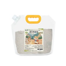BAOLIDE 貝樂地 小動物沸石廁所砂 2kg 不含膨潤土 高效吸臭結團 溫和細膩, 1個, 天然沸石砂(加倍吸臭)2kg