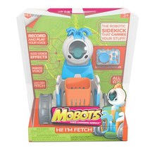 HEXBUG MoBots Fetch - 모터 조명 및 사운드가 있는 원격 제어 녹음 말하는 로봇 키트 아동용 스마트 인터랙티브 교육용 장난감 만 3세 이상 배터리 포함 (색상, 1개