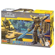 PLARAIL 新幹線變形機器人 變革世代 黃博士號，兒童益智變形玩具，安全材質，激發想像力, 黃色, 1個