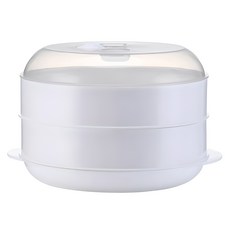 Kooleepool 微波爐萬用雙層蒸鍋, 單一顏色, 1個