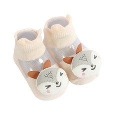 雪倫小舖 童襪 嬰兒襪 春夏薄棉冰絲寶寶襪 立體公仔襪子 室內襪