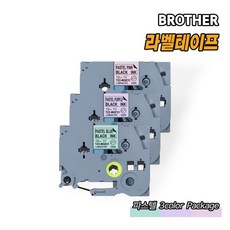 호환 올데이컴퍼니 브라더 라벨 프린터 테이프 라벨기 라벨지 6 9 12 18 24 36 mm pt-p700 p710bt p900w d200 p300 h110, 12mm, 1개, 파스텔 3색 패키지