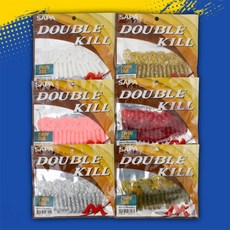 비워크 더블테일 웜 DKTT-83 베이트피쉬 광어웜 루어낚시웜 바다낚시웜