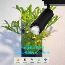 【LADUTA 拉布塔】全光譜軌道植物燈 Ra 9.7 高顯色 室内小太陽, 黑色