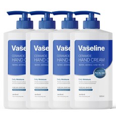 메르헨트 바세린 세라마이드 대용량 핸드크림 500ml x 4개 핸드로션 고보습 향좋은 퍼퓸