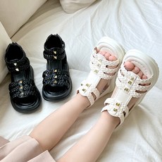 바이시유 키즈샌들 아동샌들 발편한 여아 여름 유아 샌들 슬리퍼 파리