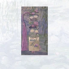 아름다운 책 페 클립 플로랄 페인팅 메탈 북 빈티지 스타일의 금속 액세서리 학생용 표시 스테이셔너리 선물, lotus