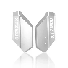 오토바이 프론트 포크 가드 보호 야마하 XT 1200 Z ZE 슈퍼 테네레 XT1200 XT1200Z XT1200ZE 슈퍼 테네레 2010-2024 2023, [04] silver XTZ1200 LOGO, 1개