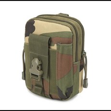 Molle 파우치 벨트 허리 팩 남자 여행 캠핑 사냥 Airsoft 실행을 작은 주머니 생존 도구 가방, [04] Jungle Camo, 1개