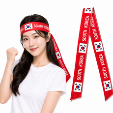 한국 응원 머리띠 태극기 축구농구 체육 응원용품