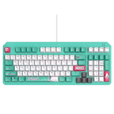 ASUS TUF Gaming K3 Gen II 하츠네미쿠 에디션, 청축, RA09 TG K3 GEN II MIKU, 민트