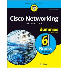 (영문도서)Cisco Networking All-In-One for Dummies Paperback, English, 9781394365289
