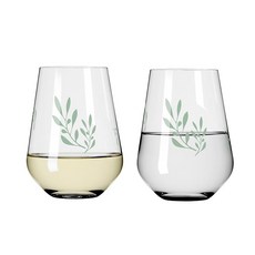 RITZENHOFF ORGANIX 綠色環保系列橄欖綠枝水酒對杯 (1組2入), 1個