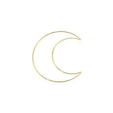 드림 캐쳐 링 달 모양 5 20cm 화환 라메 프로젝트용 공예 금속 후프 DIY 액세서리 홈 데코 1, 06 Gold 10cm, Gold 10cm