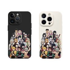귀멸의 칼날 전원 도착 실리콘 케이스 갤럭시 아이폰 케이스