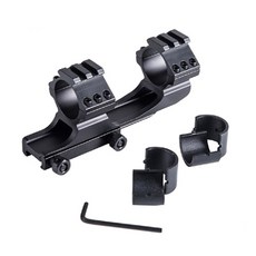 스코프 듀얼 링 마운트 30mm 레일 링마운트 전동건 가스건 레일부품 에어소프트건 장비 서바이벌 밀리터리용품, 1개, nomal_dual