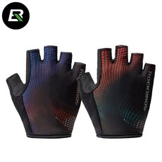 락브로스 MTB 로드 라이딩 충격흡수 패드 장갑 반장갑, 1개, S257 레드 16220001009