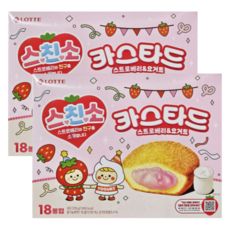 롯데카스타드 스친소 스트로베리&요거트, 2개, 378g