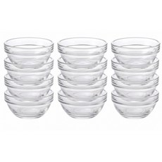 삼호유리 미니 소스볼 12P LG-220502, 1개, 유리