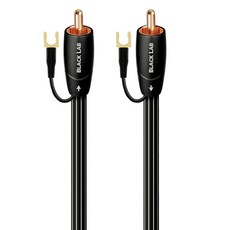 Audioquest 2 m Black Lab RCA Cable Black - Audio Cable RCA 구리색 2 미터 검정, Audioquest 2 m Black Lab RCA C
