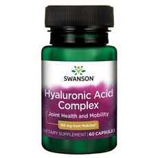 SWANSON 斯旺森 玻尿酸複合膠囊 166mg, 1個, 60顆, 1罐