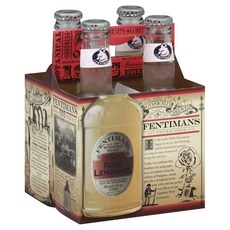 펜티먼스 로즈 레모네이드 4팩 1.1리터 (2개 팩) Fentimans Rose Lemonade 4Pack 37.2 FL (Pack of 2), 1L
