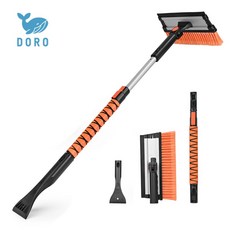 도로 3in1 스노우가드 스크래퍼 스노우브러쉬 눈브러시, 1개