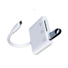 멀티 카드 리더기 C타입 어댑터 XD OTG USB, 1개, SD TF 2 in 1, USB2.0