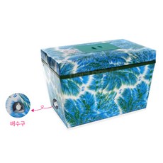 리빙플랜 배수구형 스티로폼 아이스박스2호 아이스박스 왕왕대 145L 업소용, 야자수, 1개