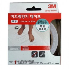 맨발 3M 욕실욕조용 투명 물기 미끄럼방지테이프 추천, 1개, 상세페이지 참조