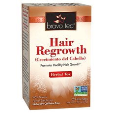 Bravo Tea Hair Re 허브 티 카페인 프리 티백 20개