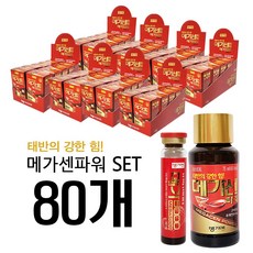 생기엔 메가센파워 메가 세트 돈태반 병음료 혼합음료 고카페인, 95ml, 80개