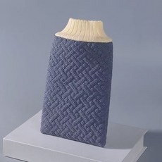 DIU 搓澡巾粗砂雙面格子強力去污洗澡巾搓澡神器沐浴去角質, 1個, 1個裝, 藍色:50g