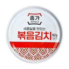 종가집 볶은김치캔 고소한맛, 160g, 1개