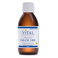 Vital Nutrients Ultra Pure魚油1400 檸檬, 1個, 200ml
