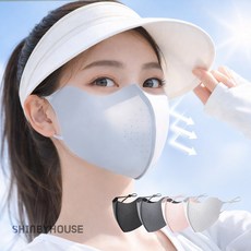 자외선 차단 쿨링 여름 스포츠 골프 마스크, 1개, 핑크