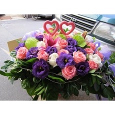 一生一世的愛之典雅桌花 - 台北市花店 適用於生日/派對/畫展/開幕/榮升/喬遷/會員大會/競選總部成立, 1個