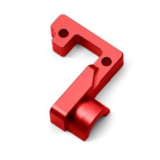 SHE 레드 튼튼 기어박스커버 RC카 TT 알루미늄 경량 02용 부품 1 /10 액세서리, 1개