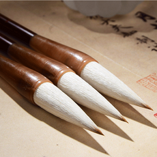 문항명필 서예 캘리그라피 동양화 굵은 글씨 겸호필 부드러운 큰 붓 3종, 3개