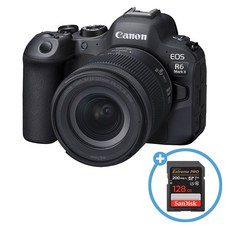 캐논코리아 정품 EOS R6 Mark II 24-105mm 4-7.1 IS STM KIT + 샌디스크 익스트림 프로 SDXC 128GB
