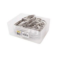 실버카드링 80mm 15개입 1P 키링고리 악세사리재료, 본상품