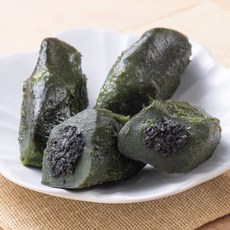 [당일제조] 영광명물 찐 모시송편(흑임자), 2개, 800g