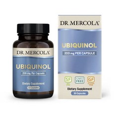DR. MERCOLA 還原型輔酶Q10 200毫克 膠囊, 1個, 30入, 30粒膠囊
