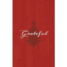Grateful: A Red Hardcover Decorative Book for Decoration with Spine Text to Stack on Bookshelves De... Hardcover, Murre Book Decor, English, 9781636570389