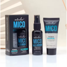 메이크업 프라이머 + 세팅 스프레이 메이크업 세트 보이지 않는 모공 컬러 렌더링 홀드 메이크업 베이스 메이크업 및 메이크업 마무리용, 1개