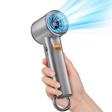 야외용 휴대용 터보 팬 - 강력한 공기 흐름을 위한 5000mah 미니 휴대용 개인 포켓 팬 - 20시간 100가지 속도 조절 가능 - 디지털 디스플레이 여행 야외 활동, color_name