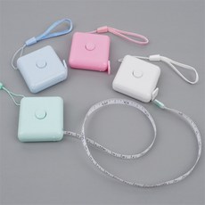 휴대용줄자 2M 미니줄자2m 스마트줄자 핑크 치수측정기 다용도줄자